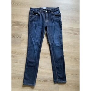 DU/ER Fireside Denim Slim Fit Fleece Lined Mens Jeans Dark Stone 32 x 31